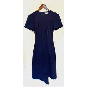 Whistles Kely Navy Blue Dress NWT